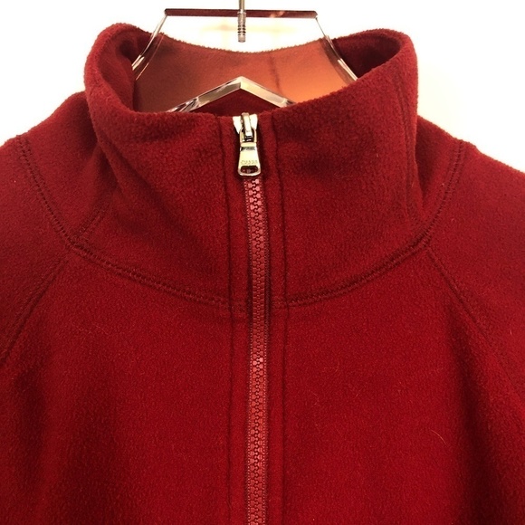 Chaps Sports Half Zip Fleece Pullover Red Women's - Picture 7 of 8